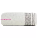 Suzana pamut törölköző jacquard mintás szegéllyel Krémszín 70x140 cm