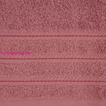 Vito pamut törölköző jacquard csíkokkal Pasztell rózsaszín 70x140 cm