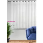 Rebecca fényáteresztő függöny finom esőszerkezettel Fehér 350x160 cm