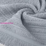 Mirena rojtos pamut törölköző Acélszürke 70x140 cm