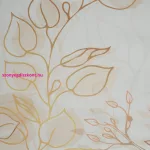 Blanca7 pamut-szatén ágyneműhuzat Fehér/arany 140x200 cm - 70x90 cm 1db