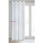 Mirea fényes szállal átszőtt fényáteresztő függöny Fehér 140x260 cm
