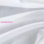 Mirea fényes szállal átszőtt fényáteresztő függöny Fehér 140x270 cm