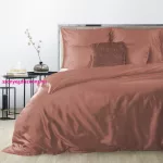 Nova3 pamut-szatén ágyneműhuzat Marsala 140x200 cm - 70x90 cm 1db