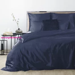   Nova3 pamut-szatén ágyneműhuzat Sötét gránátkék 220x200 cm - 70x80 cm 2db