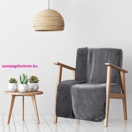 Tedy karosszék takaró Acélszürke 70x160 cm