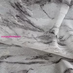 Alivia fehér - szürke függöny márvány mintával 140x270 cm
