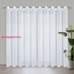Arleta függöny finom fényű sifon szövetből Fehér 350x270 cm