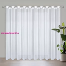   Arleta függöny finom fényű sifon szövetből Fehér 350x270 cm
