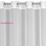 Arleta függöny finom fényű sifon szövetből Fehér 350x270 cm