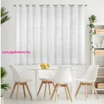 Lucy fényáteresztő függöny voile anyagból Fehér 400x150 cm