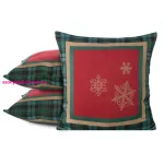 Cherry karácsonyi gobelin párnahuzat Piros 45x45 cm +/-5%