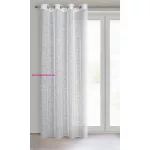 Reva etamin függöny márvány mintával Fehér 140x250 cm