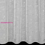 Reva etamin függöny márvány mintával Fehér 140x250 cm