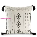 Boho24 rojtos párnahuzat Krémszín 45x45 cm