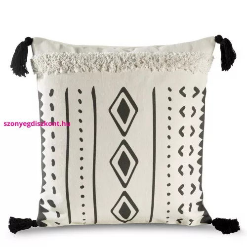 Boho24 rojtos párnahuzat Krémszín 45x45 cm