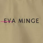 Eva08d Eva Minge mako-szatén ágyneműhuzat hímzett logóval Bézs 160x200 cm - 70x80 cm 2db