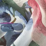 Lia 2db-os kolibri és rózsa mintás etamin függöny szett Fehér 140x260 cm