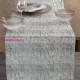 Alina jacquard asztali futó Ezüst 40x140 cm