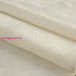 Isla banánlevél mintás jacquard asztali futó Krémszín 40x140 cm