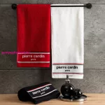 Karl Pierre Cardin törölköző Fekete 50x90 cm