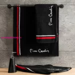 Dario Pierre Cardin törölköző Fekete 50x90 cm