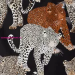 Diva16 pamut-szatén ágyneműhuzat Fekete 220x200 cm - 70x80 cm 2db