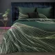 Premium3 pamut-szatén ágyneműhuzat Sötétzöld 160x200 cm - 70x80 cm 2db