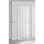 Rebecca fényáteresztő függöny finom esőszerkezettel Fehér 400x250 cm
