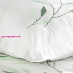 8b hímzett pamut-szatén ágyneműhuzat Fehér 220x200 cm - 70x80 cm 2db
