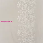 10b hímzett pamut-szatén ágyneműhuzat Bézs 220x200 cm - 70x80 cm 2db