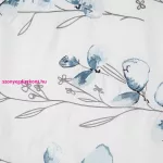 11b hímzett pamut-szatén ágyneműhuzat Fehér 220x200 cm - 70x80 cm 2db