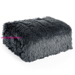 Tifany szőrme hatású takaró Acélszürke 170x210 cm