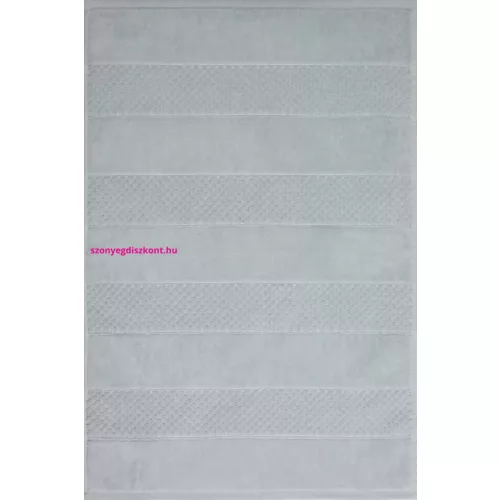 Jessi pamut fürdőszoba szőnyeg Ezüst 50x70 cm