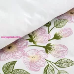 Nika44 pamut-szatén ágyneműhuzat Fehér 220x200 cm - 70x80 cm 2db