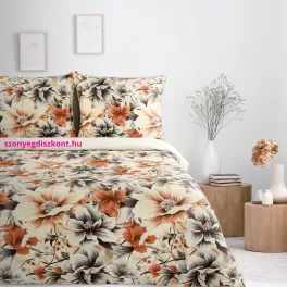   Nika51 pamut-szatén ágyneműhuzat Sárga 220x200 cm - 70x80 cm 2db