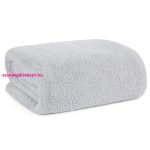 Lori puha bolyhos karosszék takaró Ezüst 70x160 cm