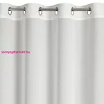 Rossi függöny csíkos sifon szövetből Fehér 135x250 cm