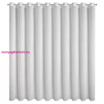 Ariadna apró kövekkel félig díszített függöny sifon szövetből Fehér 350x250 cm