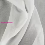 Rossi függöny csíkos sifon szövetből Fehér 135x270 cm