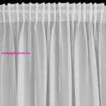 Debora dekor függöny lézervágott díszítéssel Fehér 140x270 cm