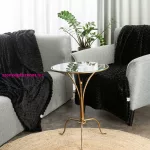 Cindy6 puha plüss takaró Fekete 170x210 cm