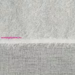 Agis3 etamin függöny mohair díszítéssel Krémszín 140x250 cm