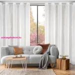 Lucy voile függöny Fehér 350x250 cm
