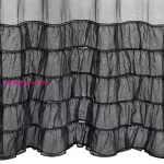 Carli fodros fényáteresztő függöny Fekete 140x250 cm