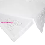 Tulia terítő elegáns díszítéssel Fehér 85x85 cm