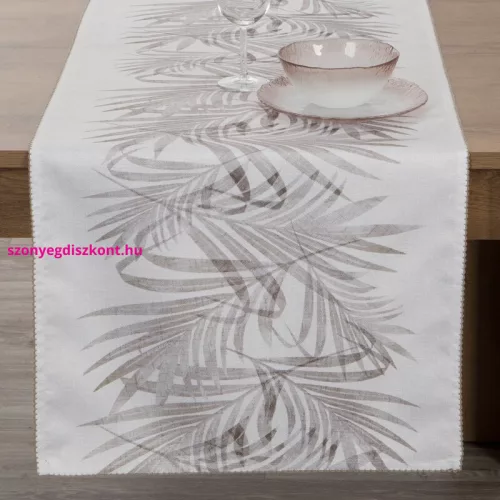 Ines tavaszi asztalterítő Natúr 40x180 cm