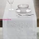 Bari terítő elegáns díszítéssel Fehér 40x140 cm