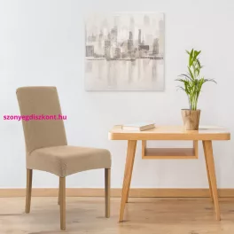 Rácsos szerkezetű székhuzat Bézs 35x55x30 cm