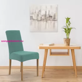 Rácsos szerkezetű székhuzat Türkiz 35x55x30 cm